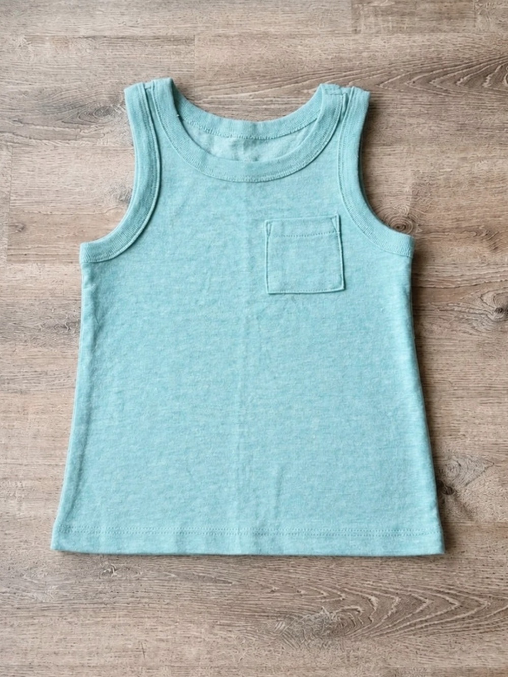 Dip 18-24M Aqua Blue Pocket Tank Top Sleeveless Toddler Shirt